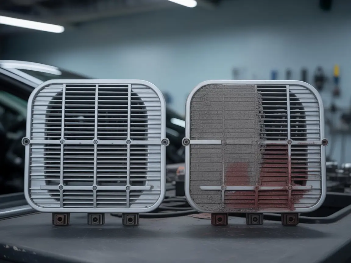 blocked ac evaporator