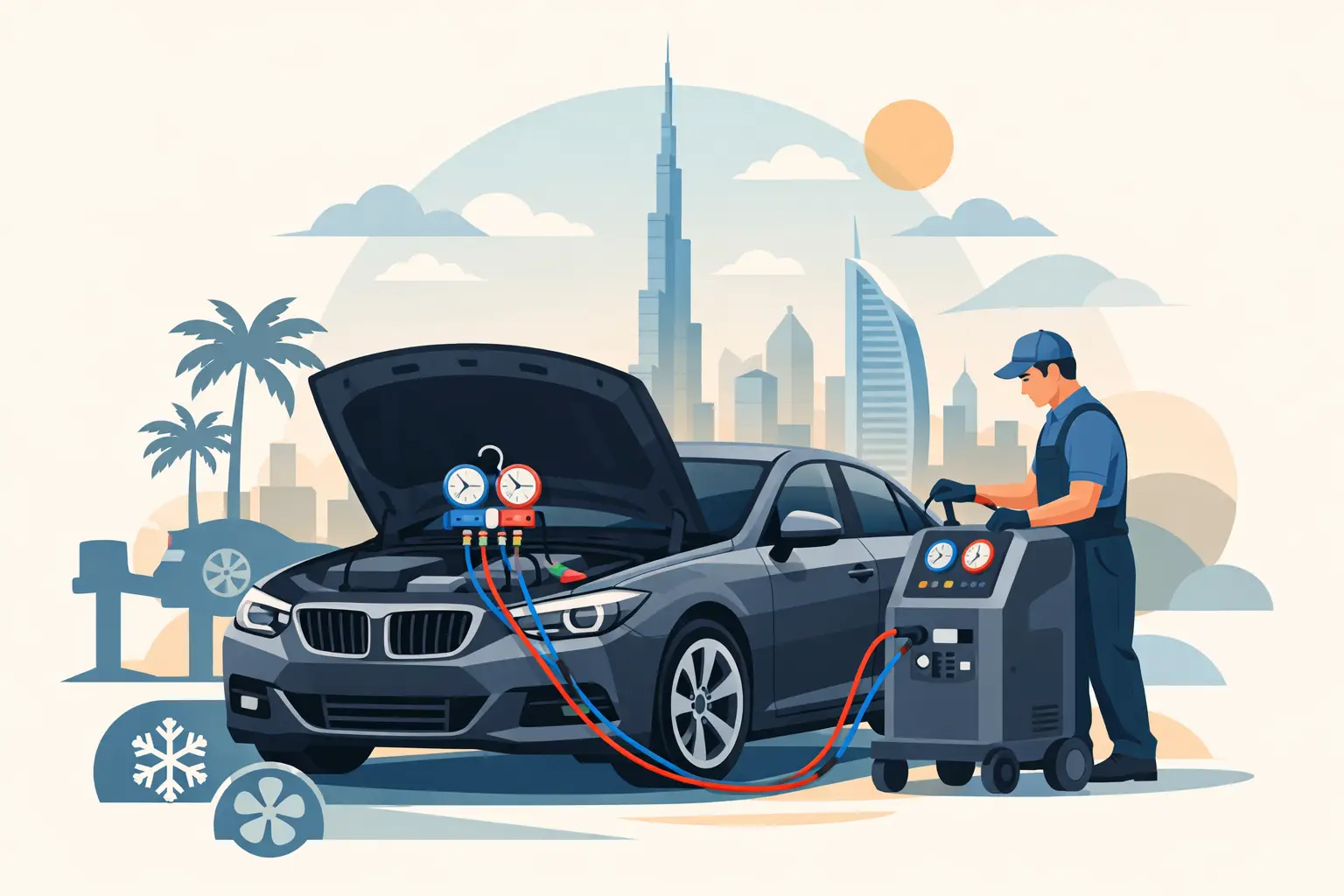 German Car AC Repair in Dubai