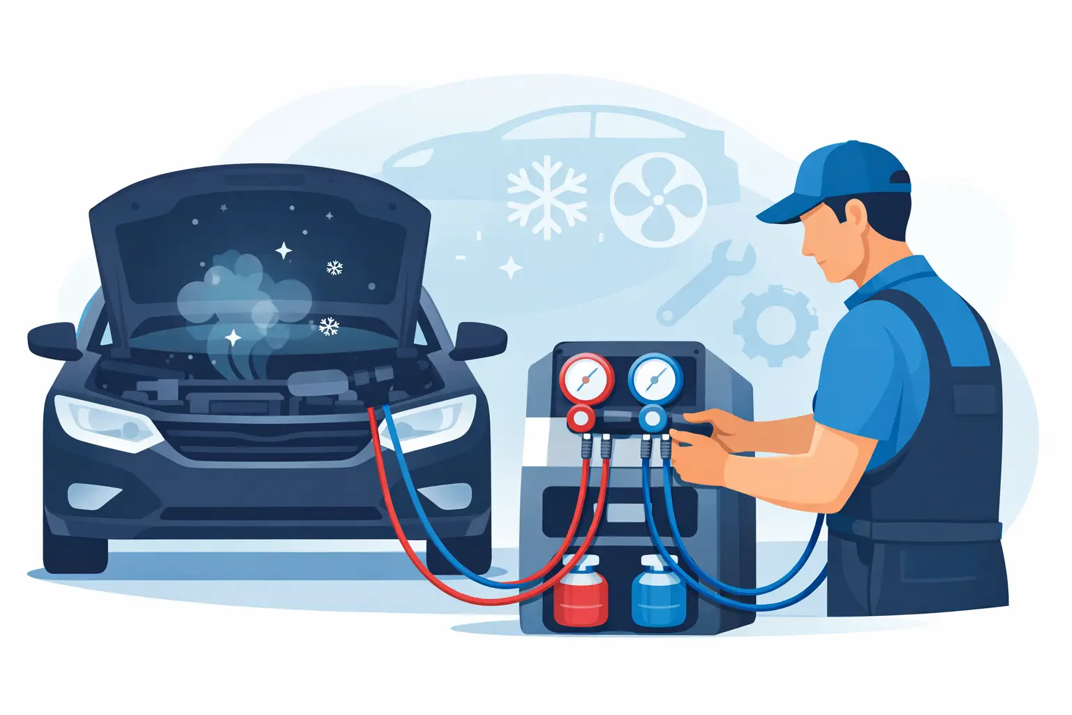 How to Recover Car AC System Safely