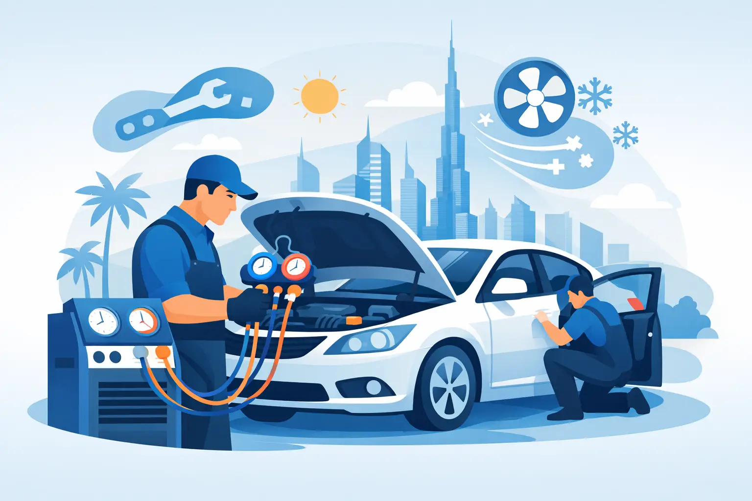 Auto AC Services in Dubai That Fix It Fast