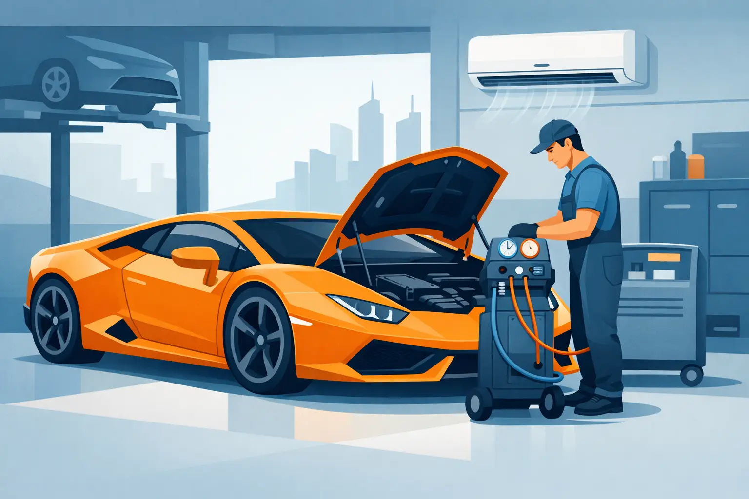 Lamborghini AC Repair Al Quoz Done Right