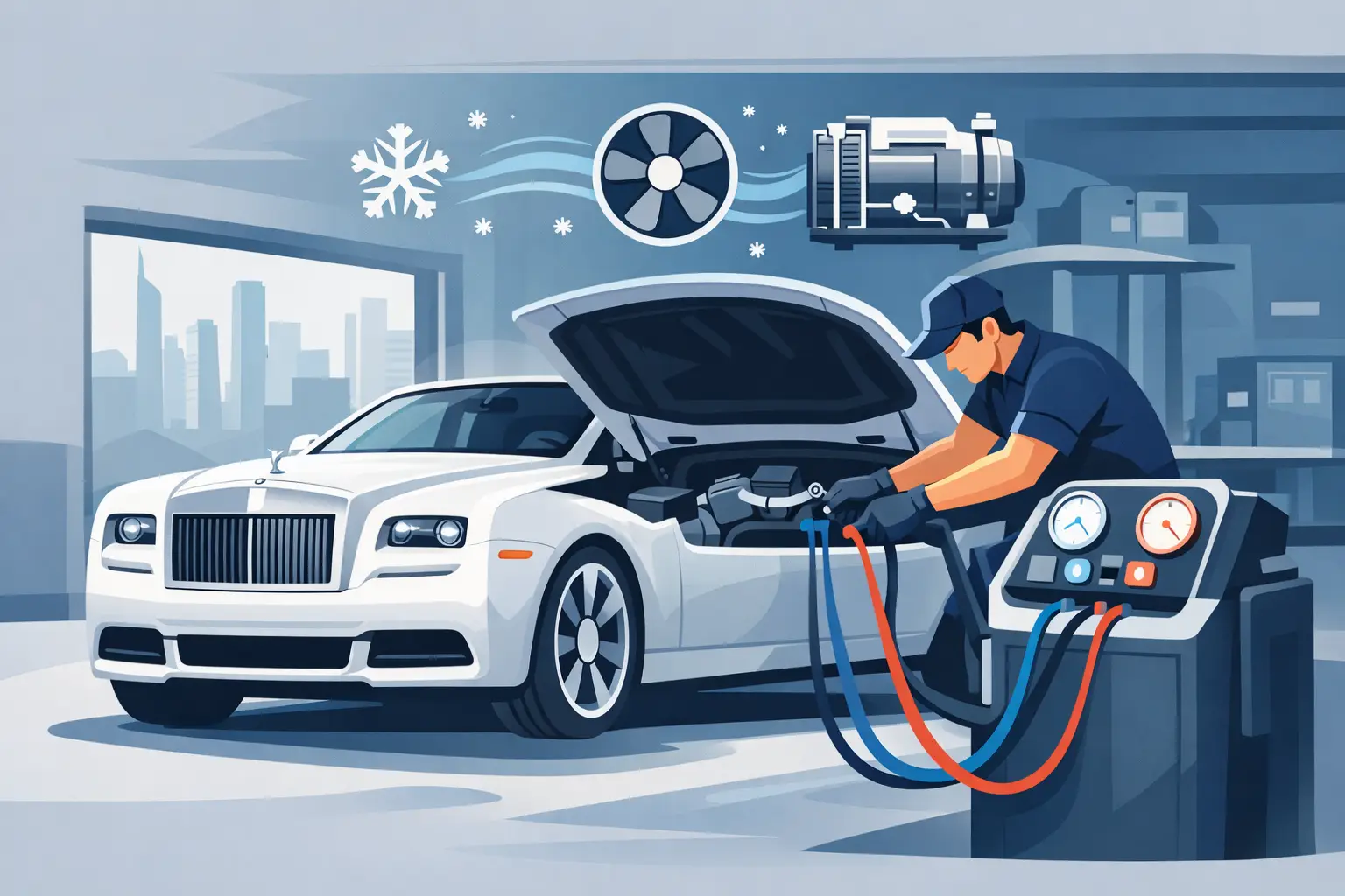 Rolls Royce AC Repair Al Quoz Done Right
