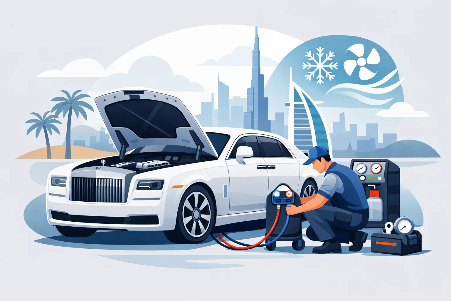 Rolls Royce AC Repair in Dubai
