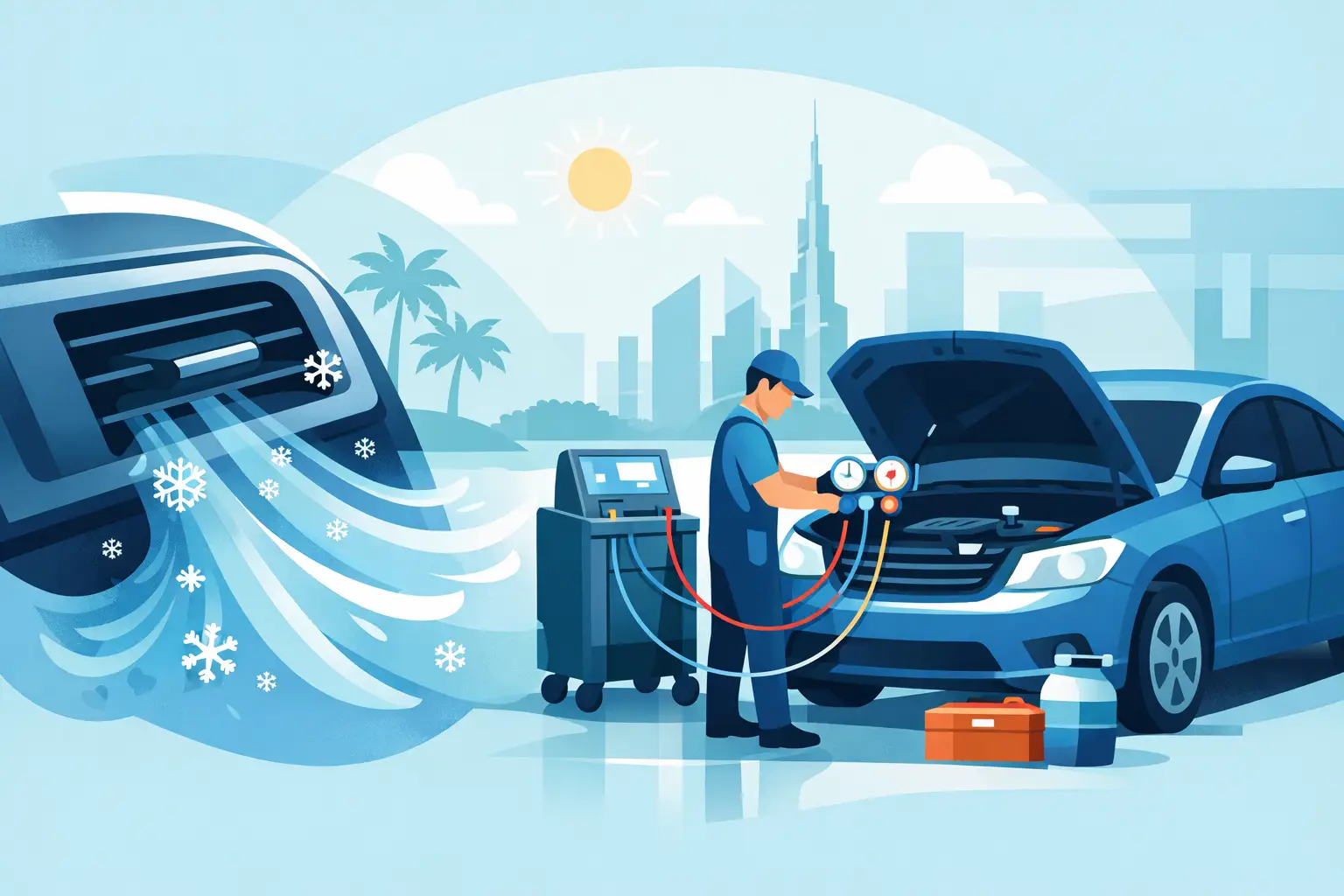 Car AC Repair in Dubai That Restores Cold Air