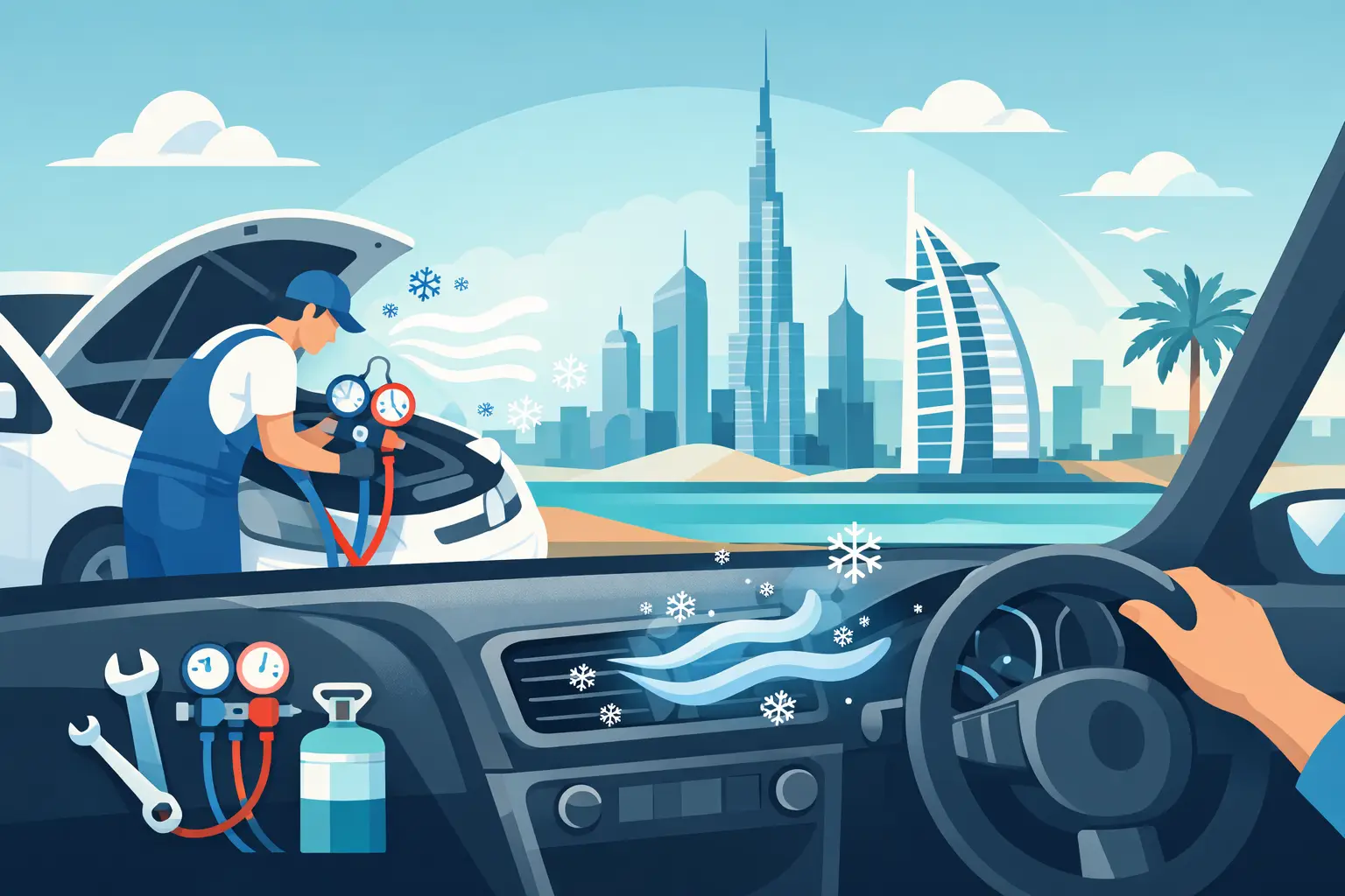 Car AC Repair Near Me in Dubai Gets You Cool Fast