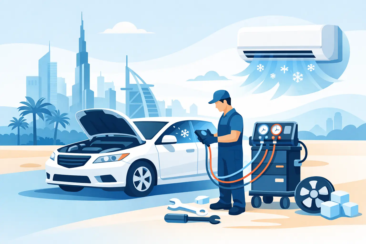 AC Car Repair Dubai for Fast, Lasting Cooling