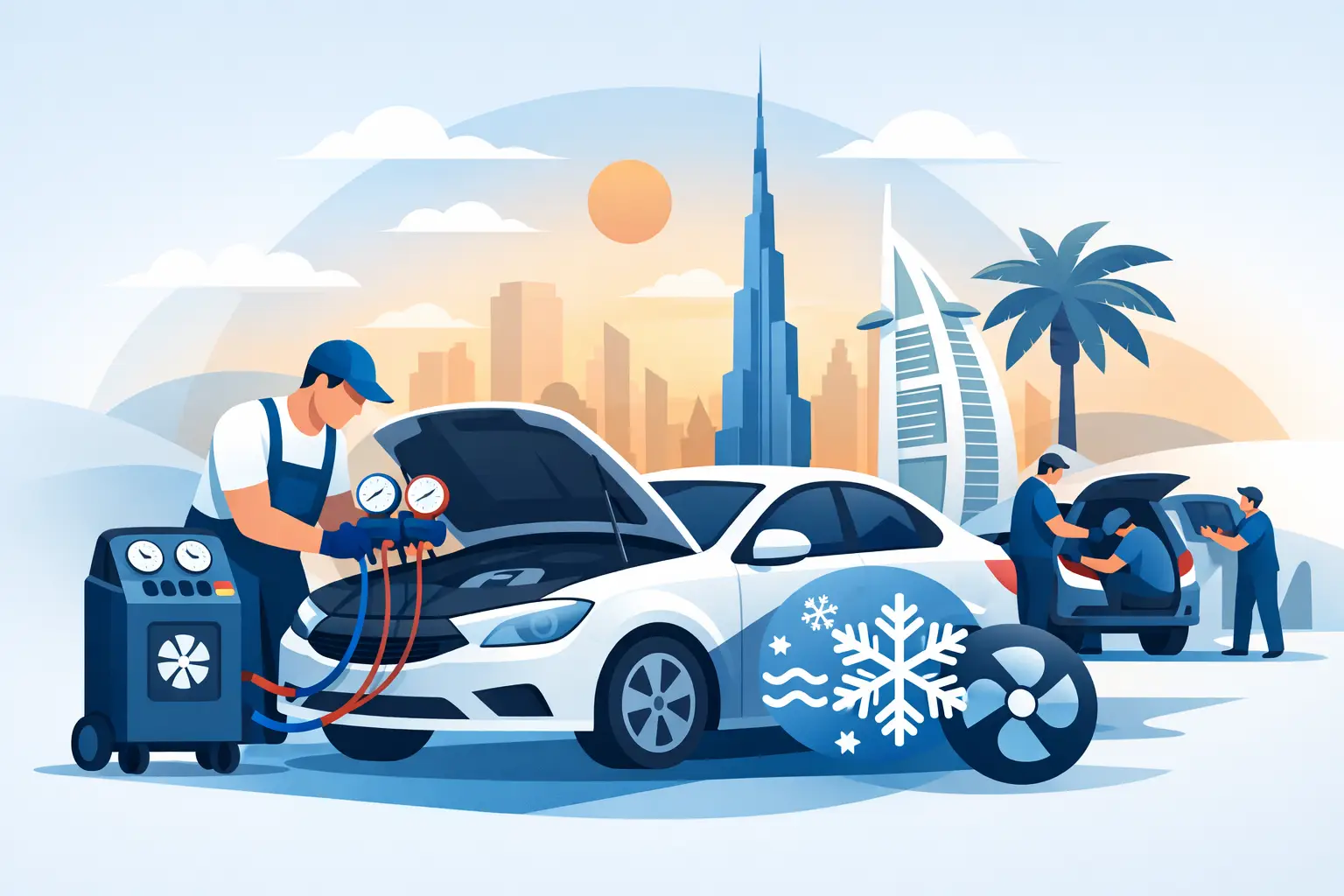 Auto AC Work Repair Near Me in Dubai Fast