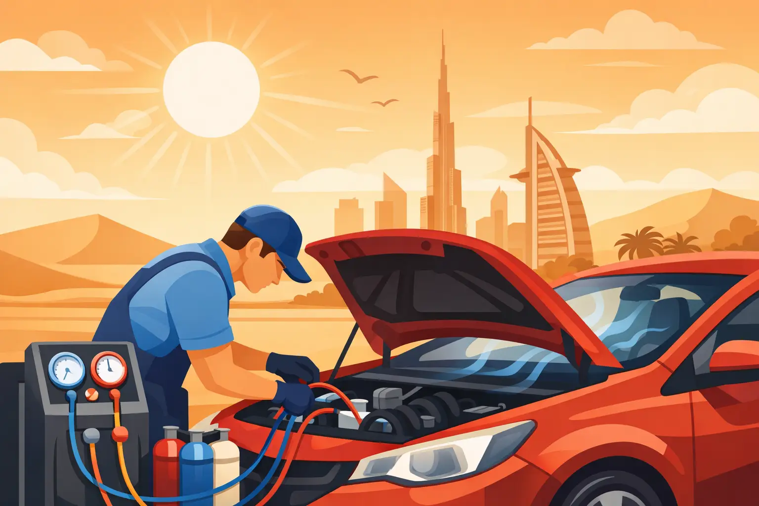 Car AC Repair Service for Dubai's Extreme Heat