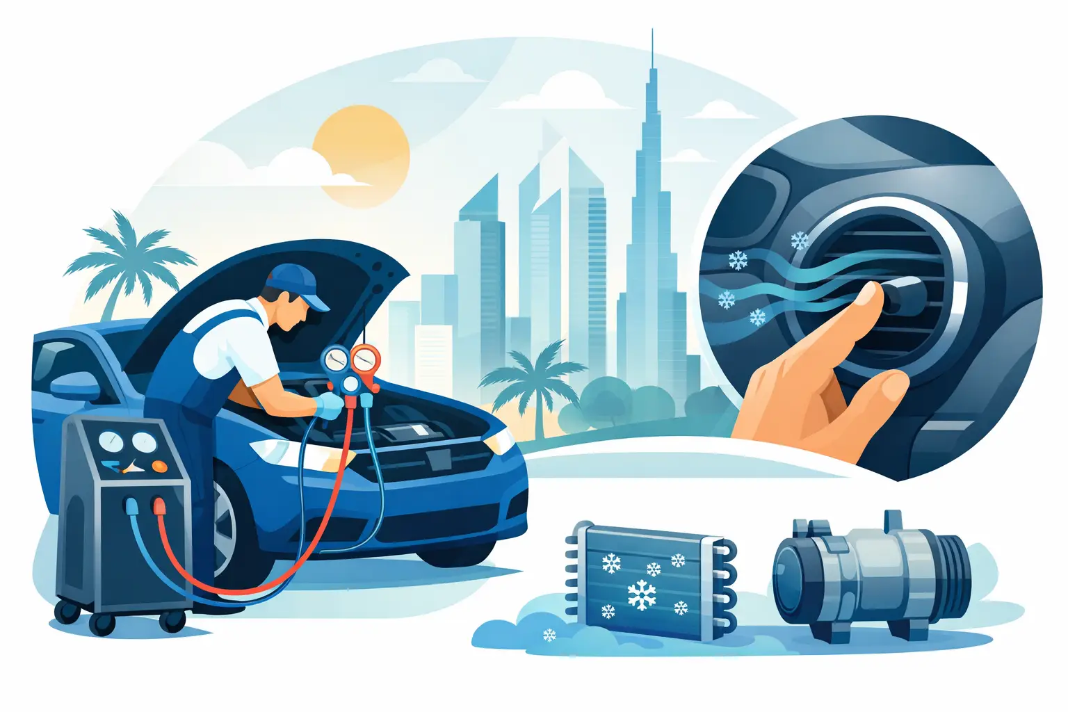 Car AC Services in Dubai That Fix the Real Problem