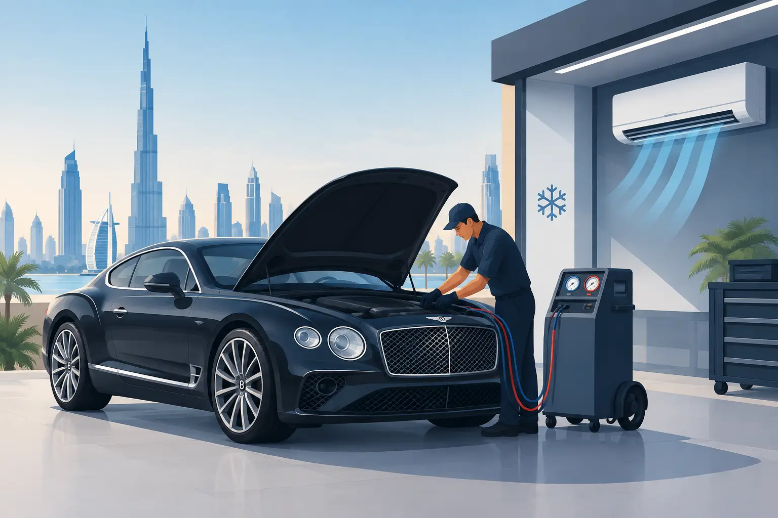 Bentley AC Repair in Dubai for Lasting Cooling
