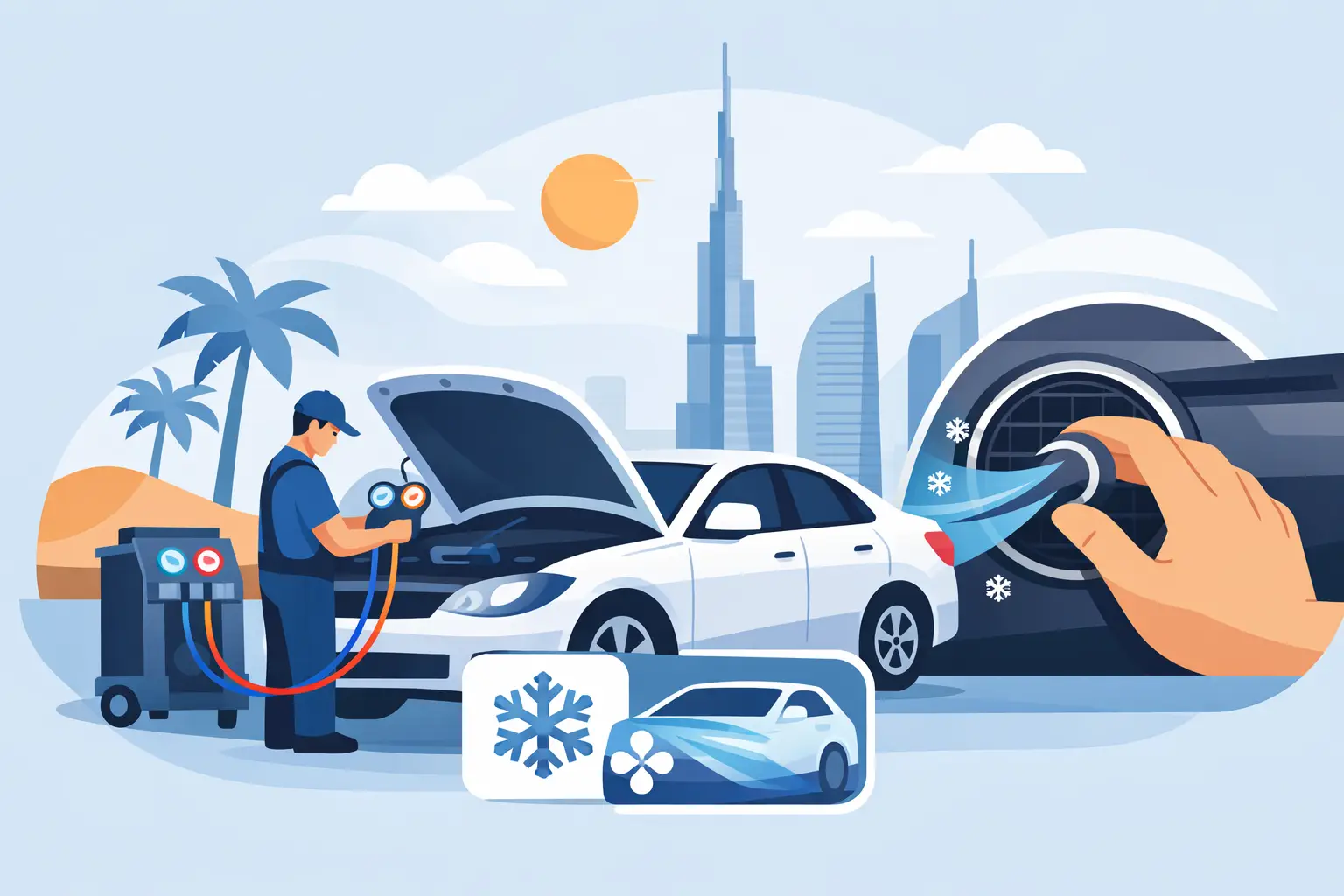 Best Car AC Repair in Dubai for Lasting Cooling