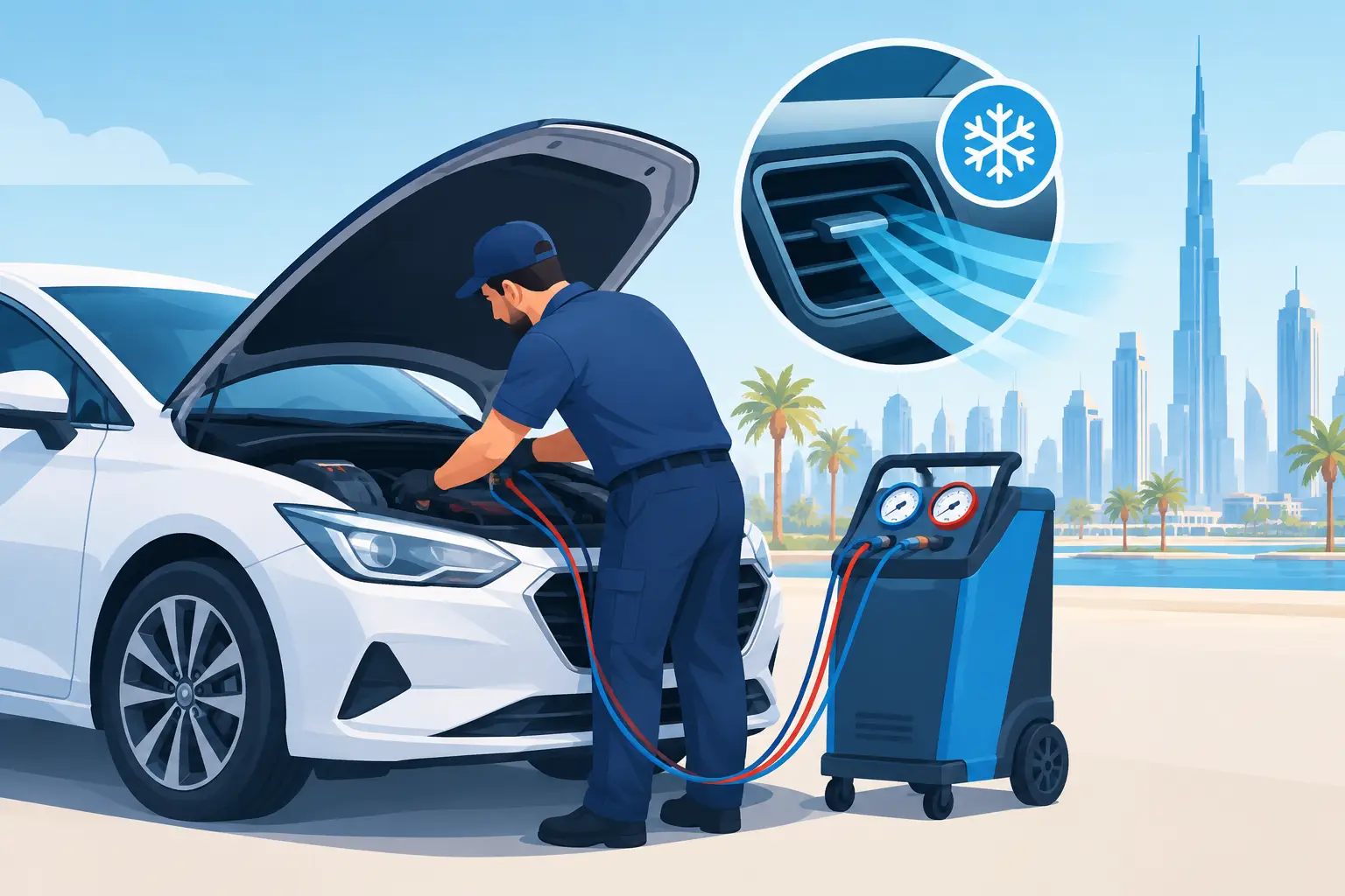 Car AC Maintenance Dubai for Reliable Cooling