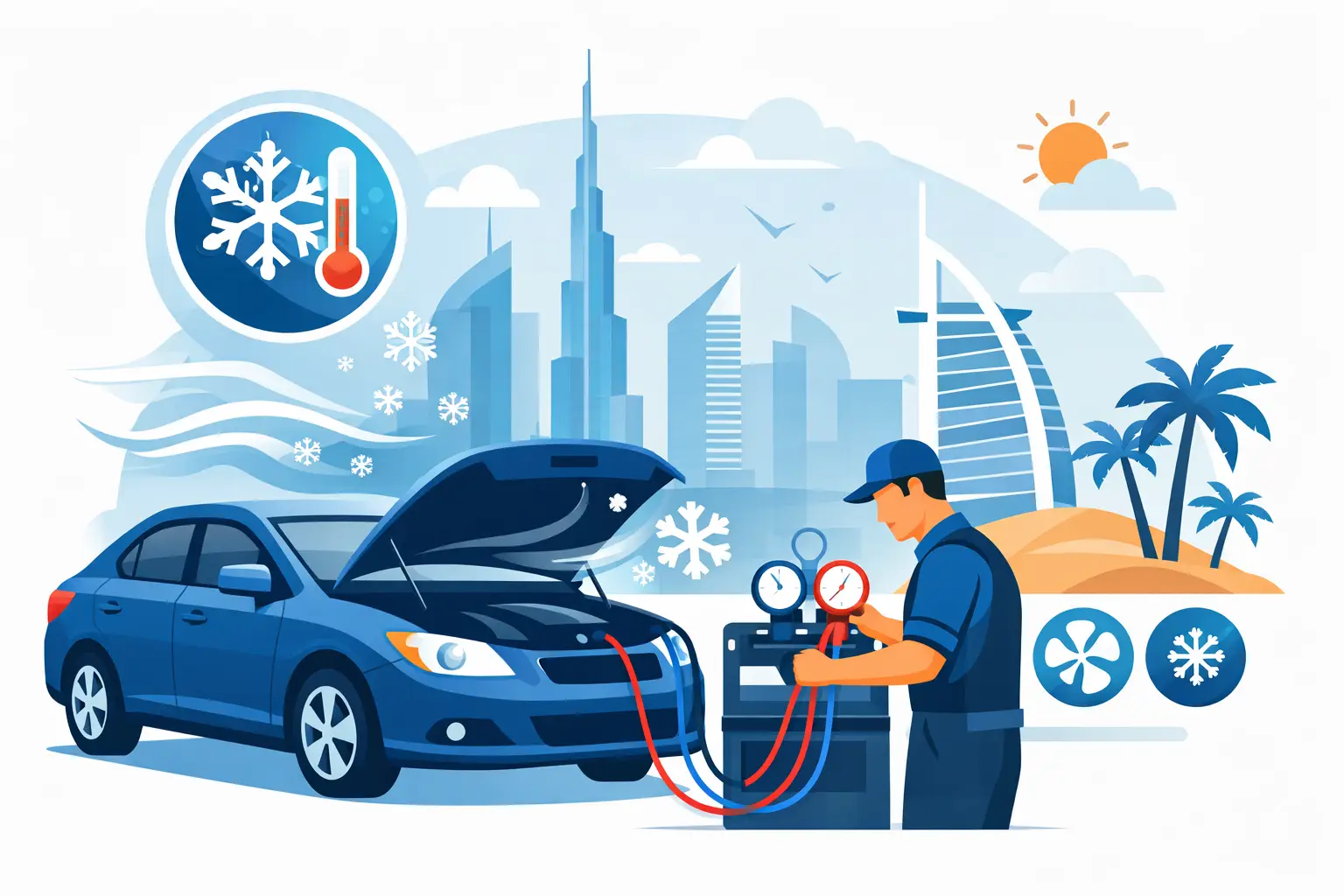 Car Air Conditioning Repair That Lasts in Dubai